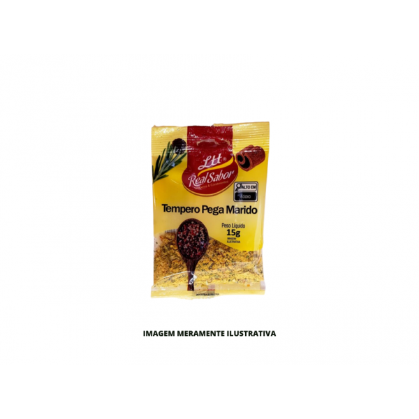 TEMPERO - REAL SABOR - 15g - TEMP PEGA MARIDO - CX50